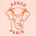 تيشيرت بنات بشعار الفيل باللون الوردى, 1, hi-res