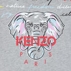 Girls Grey Elephant Logo Dress, 1, hi-res