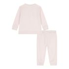 Baby Girls Pink Polo Bear Tracksuit, 1, hi-res