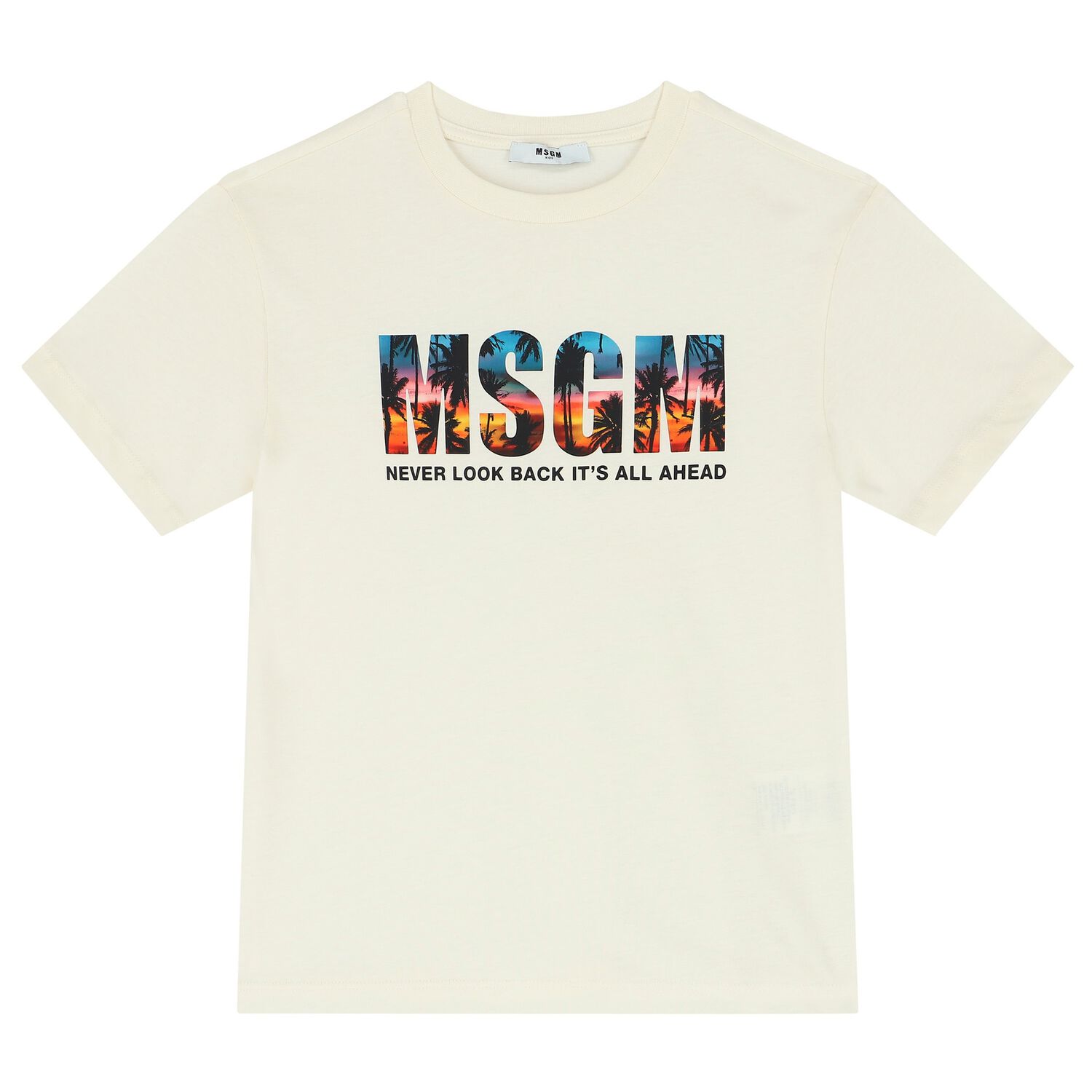 Boys Ivory Logo T-Shirt, 2, hi-res