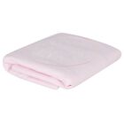Baby Girls Pink & White Medussa Logo Blanket, 1, hi-res