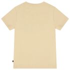 Girls Beige Teddy Bear Logo T-Shirt, 2, hi-res