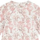 Baby Girls White & Pink Africa Babygrow Gift Set  , 2, hi-res