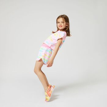 Girls Pink Logo T-Shirt