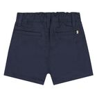 Younger Boys Navy Blue Shorts, 2, hi-res