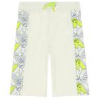Boys Ivory Logo Shorts Set, 1, hi-res