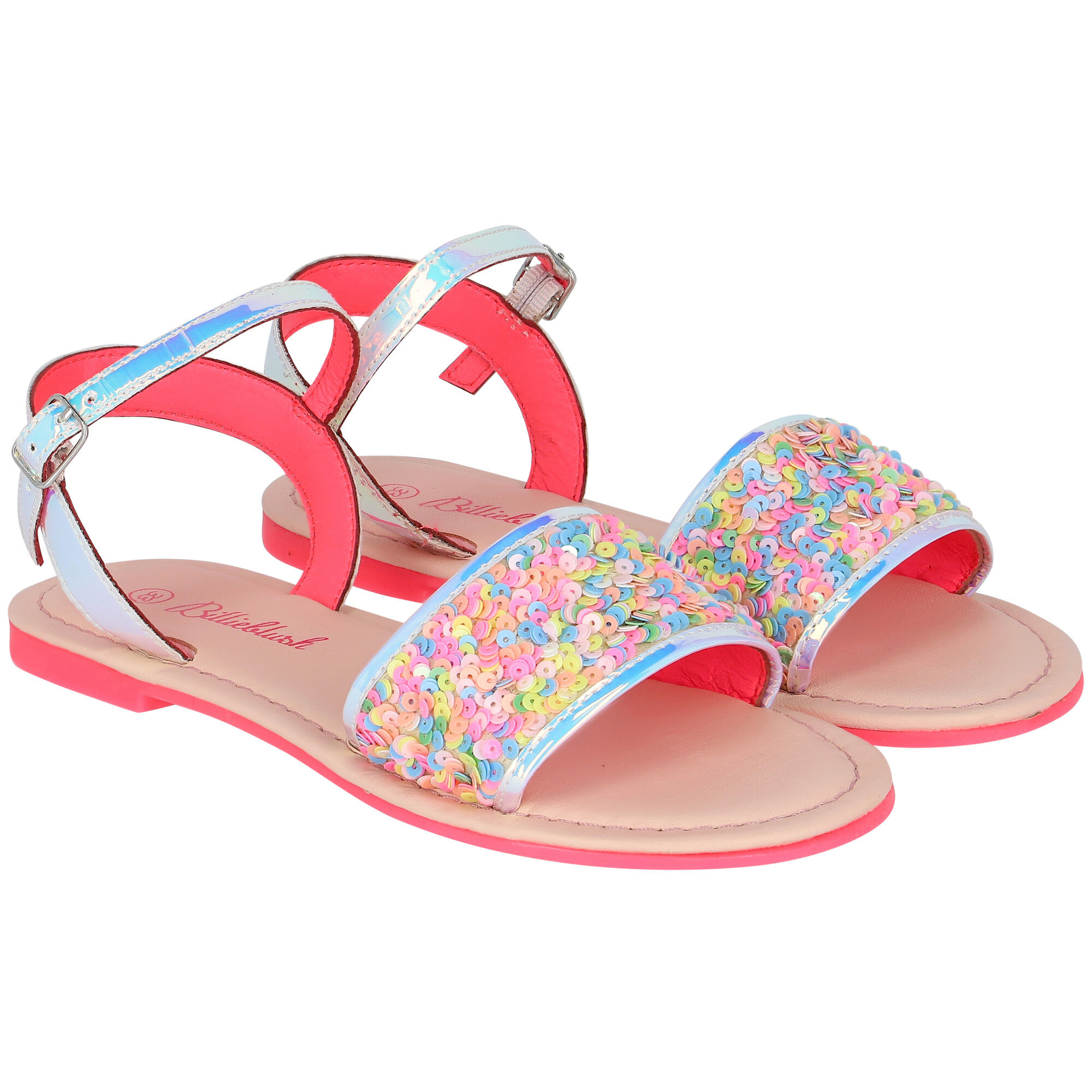 Iridescent sandals cheap
