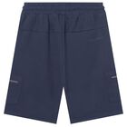 Boys Navy Blue Shorts, 4, hi-res