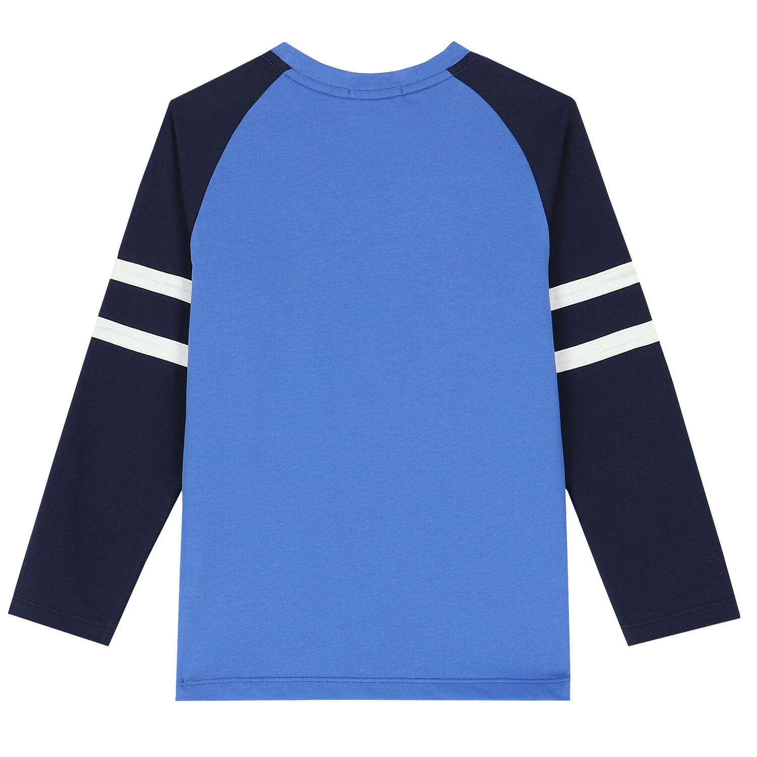 Boys Blue & Navy Logo T-Shirt, 2, hi-res