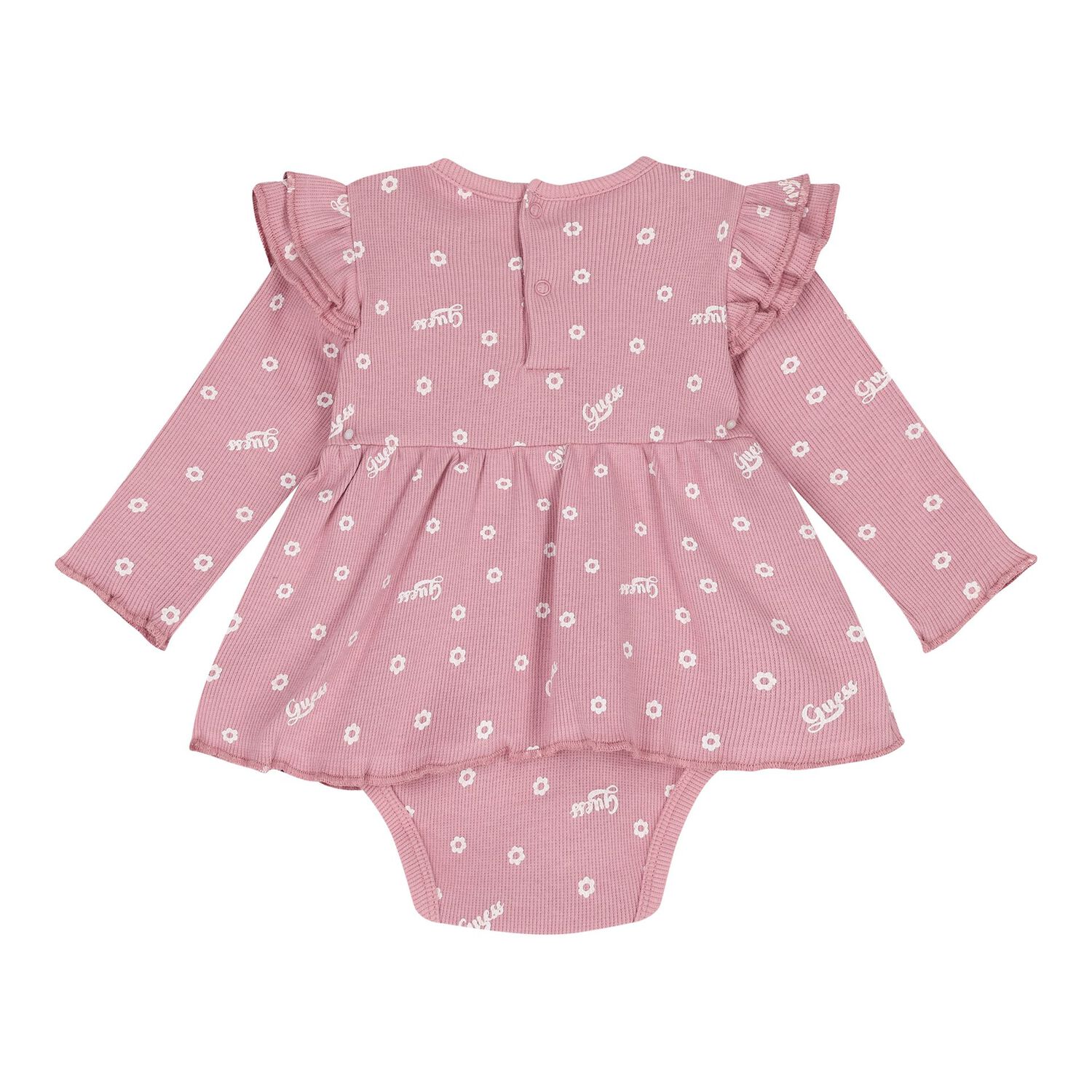 Baby Girls Pink Floral Bodysuit Set, 1, hi-res