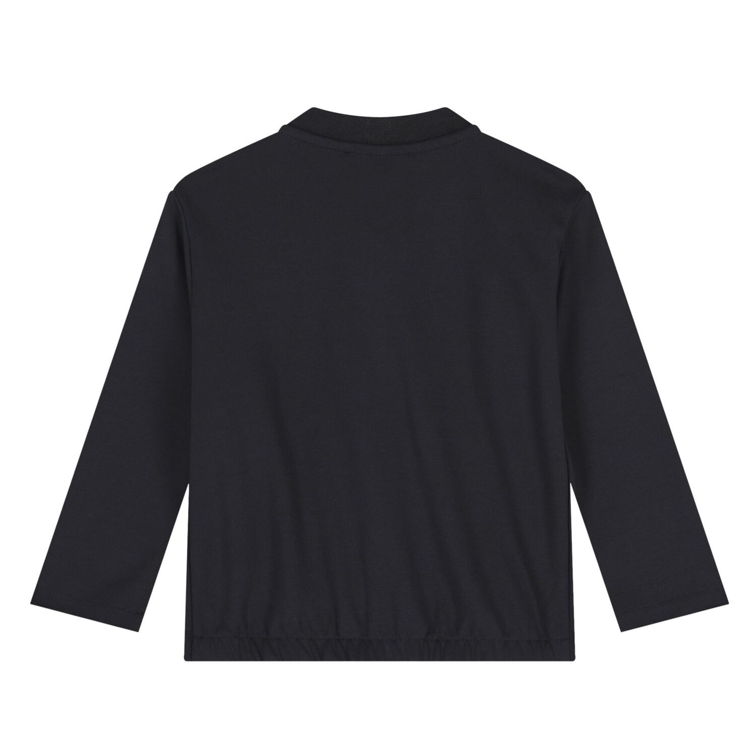 بدلة رياضية بشعار أزرق داكن للأولاد الصغار, 1, hi-res