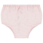 طقم فستان بنات من الساتان بطبعه الزهور باللون الوردى, 2, hi-res