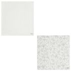 Grey & White Toile De Jouy Muslin Swaddles ( 2-Pack ), 2, hi-res