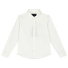 قميص أولاد بالشعار باللون الأبيض, 1, hi-res