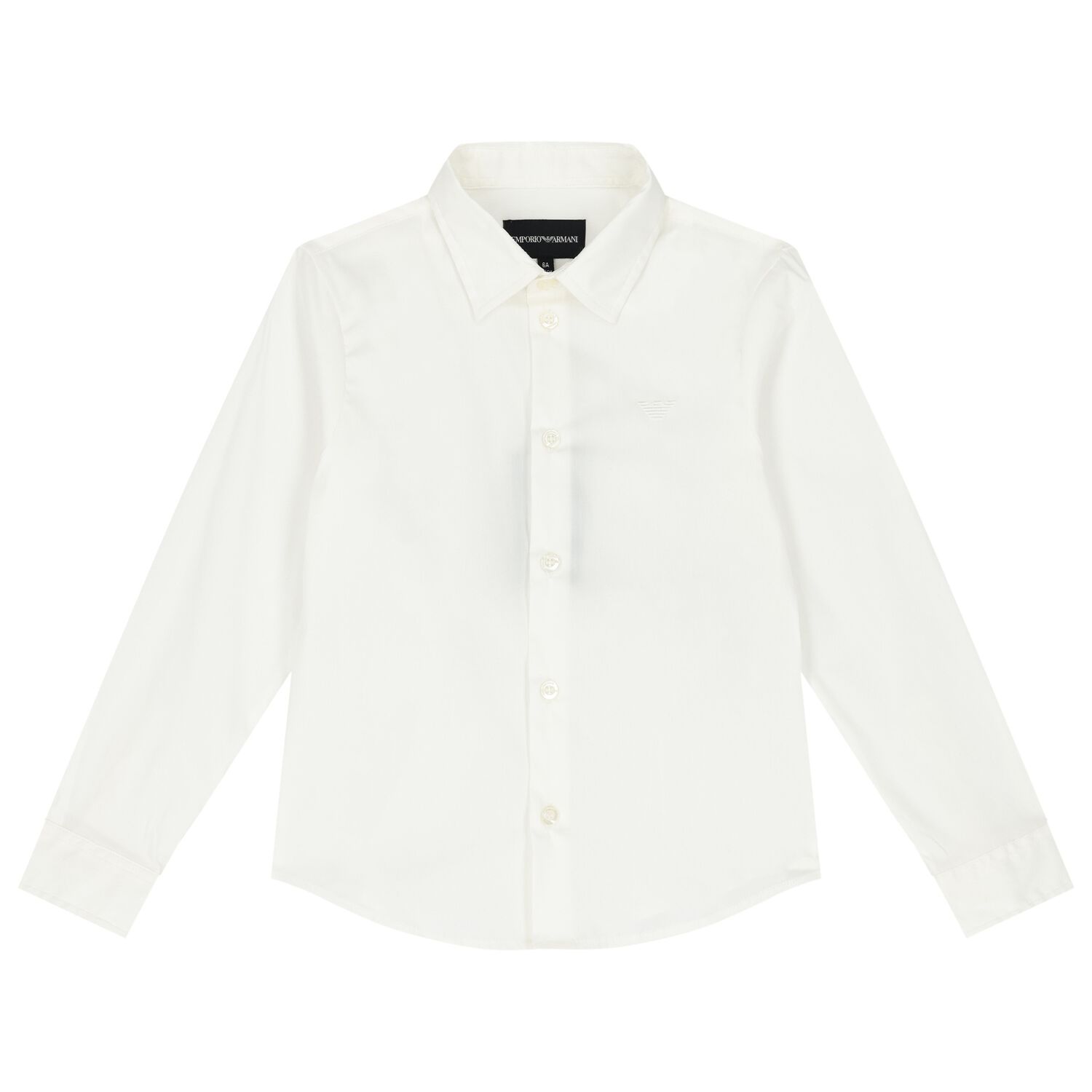 قميص أولاد بالشعار باللون الأبيض, 1, hi-res image number null