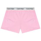 بيجاما بنات بالشعار باللون الوردي, 1, hi-res