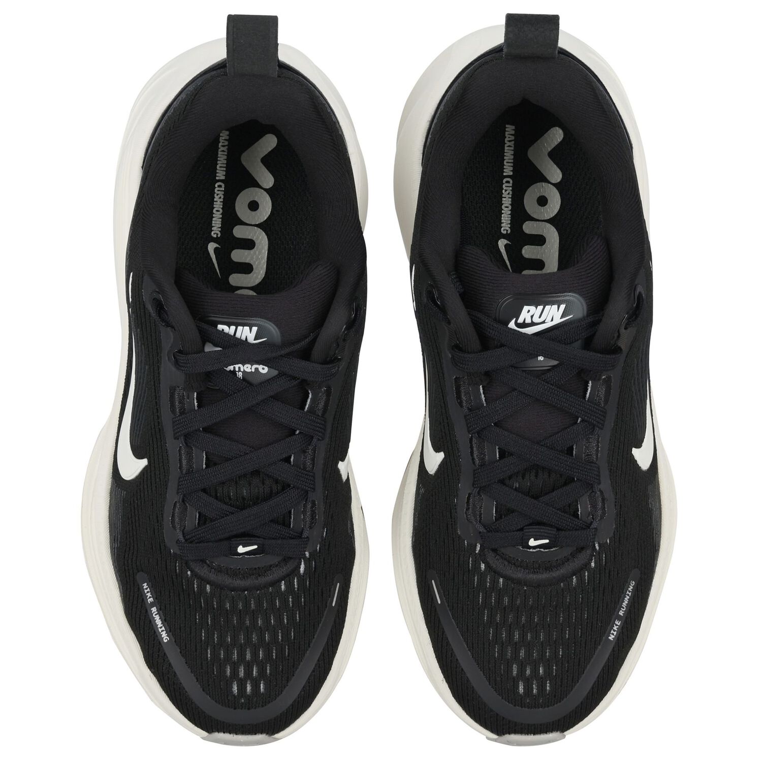 Black Logo Vomero 18 Trainers, 1, hi-res
