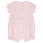 Baby Girls Pink & White Floral Romper Set, 1, hi-res