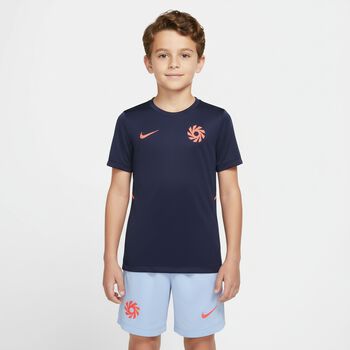 Boys Navy Blue Haaland Logo T-Shirt