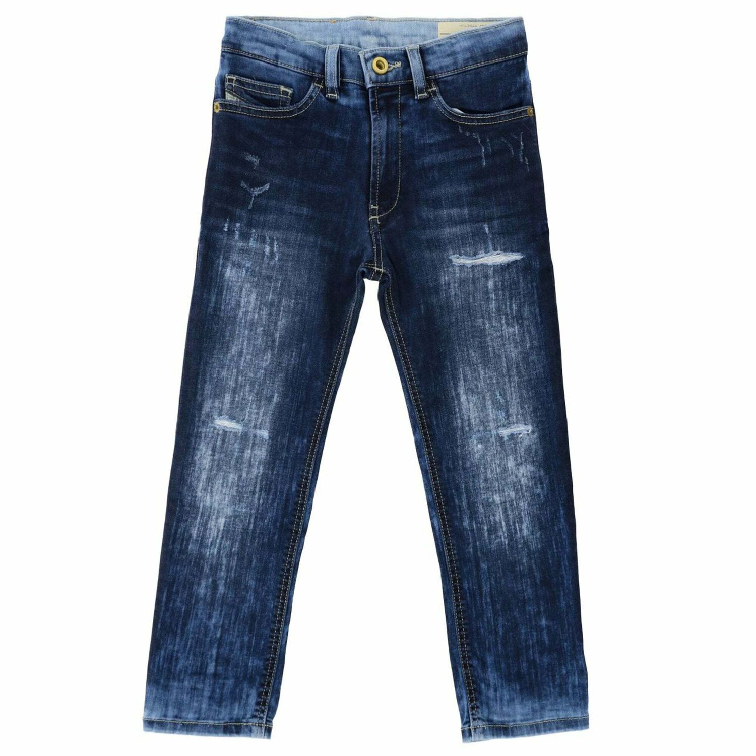 Boys Blue Denim Jeans, 1, hi-res