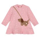 فستان بنات باللون الوردى, 1, hi-res