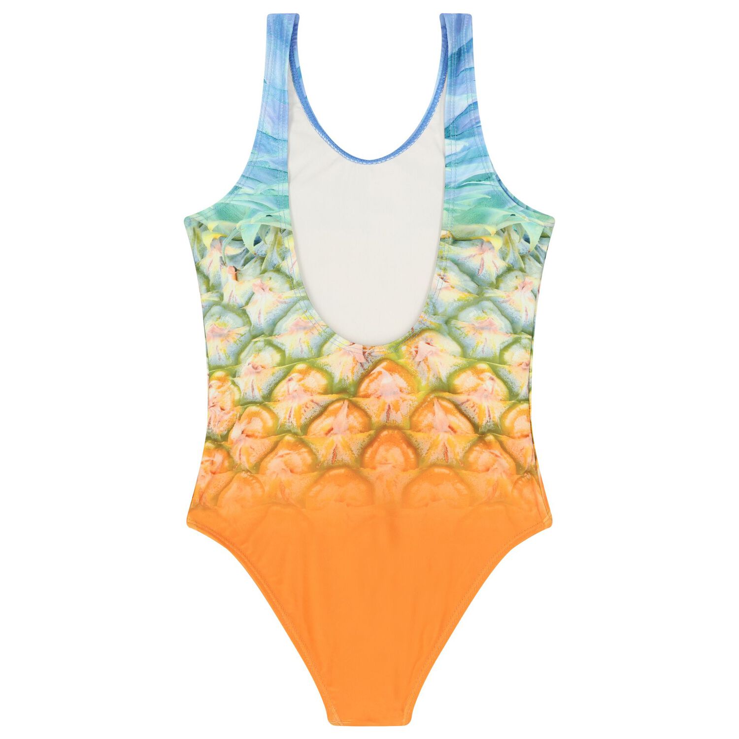 Girls Multi-Coloured Pineapple Swimsuit, 1, hi-res image number null