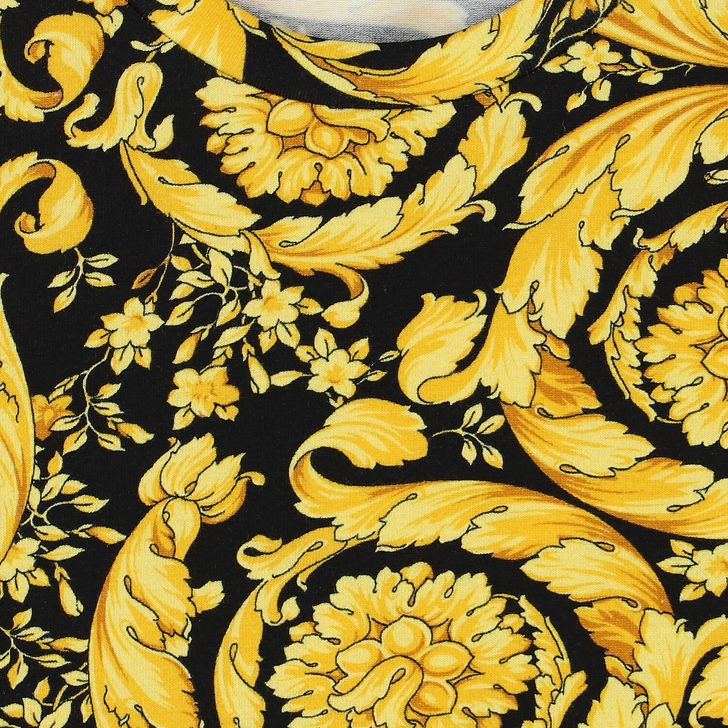 تيشيرت باللون الأسود والذهبي للأولاد, 1, hi-res