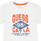 Boys White Logo T-Shirt, 1, hi-res