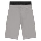 Younger Boys Grey Logo Shorts, 2, hi-res