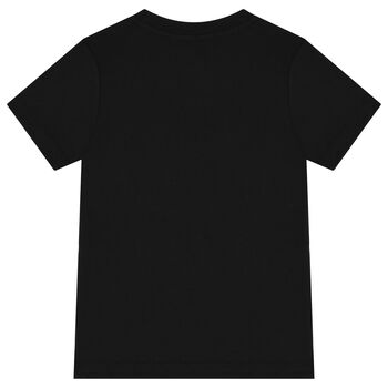 Boys Black Logo T-Shirt