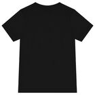 Boys Black Logo T-Shirt, 2, hi-res
