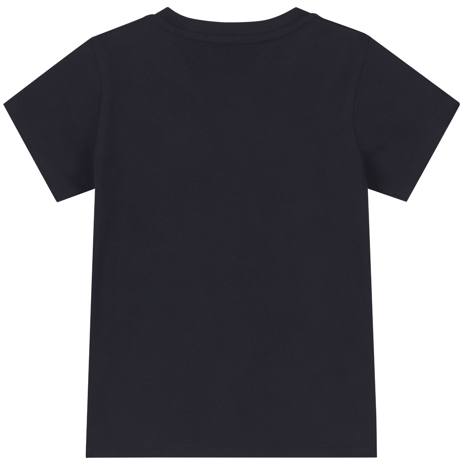 Younger Boys Navy Blue Logo T-Shirt, 2, hi-res
