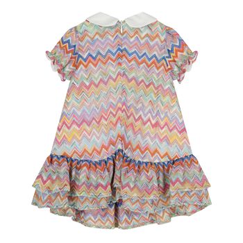 Baby Girls Multi-Coloured Zig Zag Dress