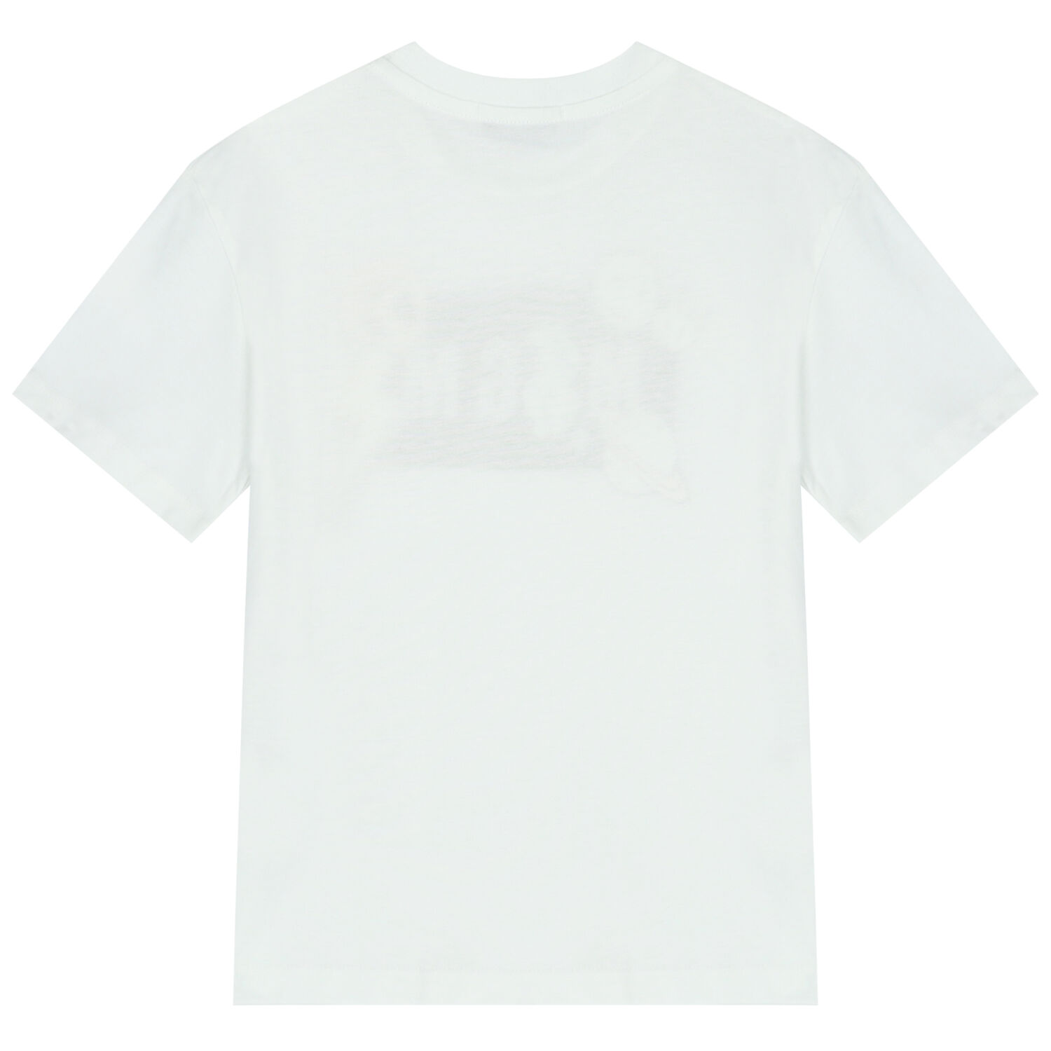 Boys White Logo T-Shirt, 3, hi-res image number null