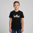 Black Teddy Bear Logo T-Shirt, 7, hi-res