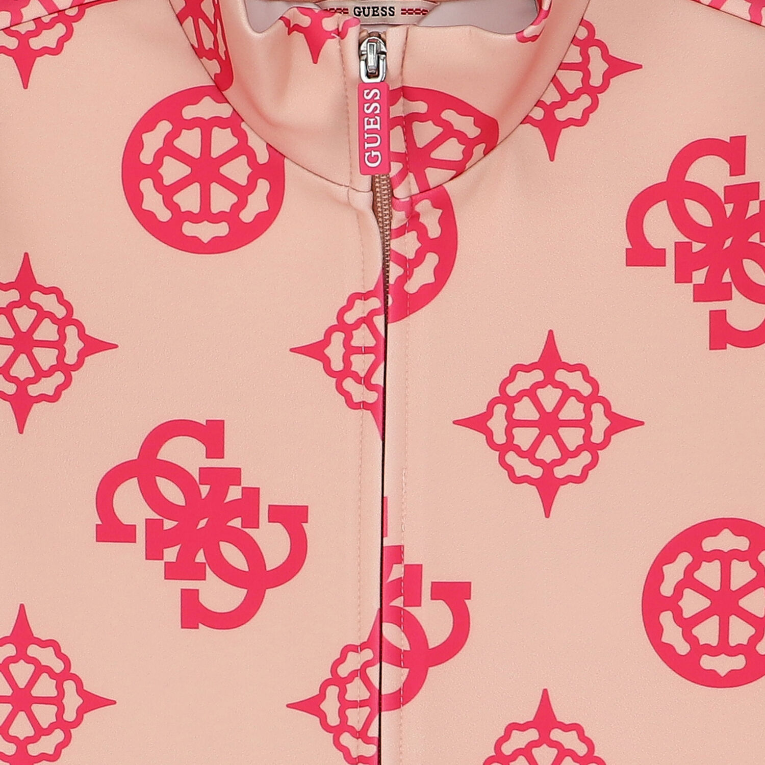 توب بنات بالشعار باللون البيج, 1, hi-res