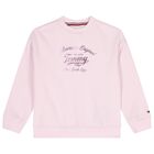 Girls Pink Logo Sweatshirts, 1, hi-res