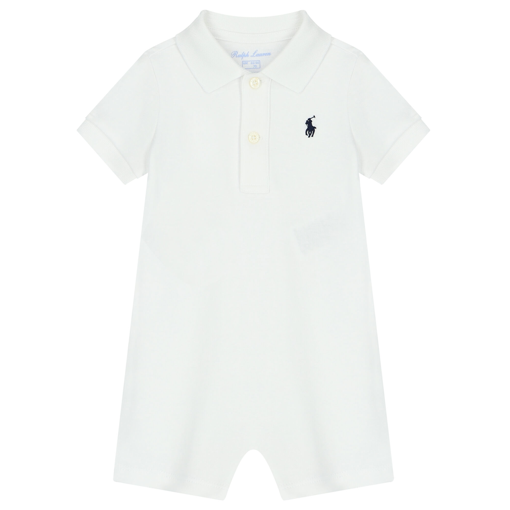 Baby top polo romper