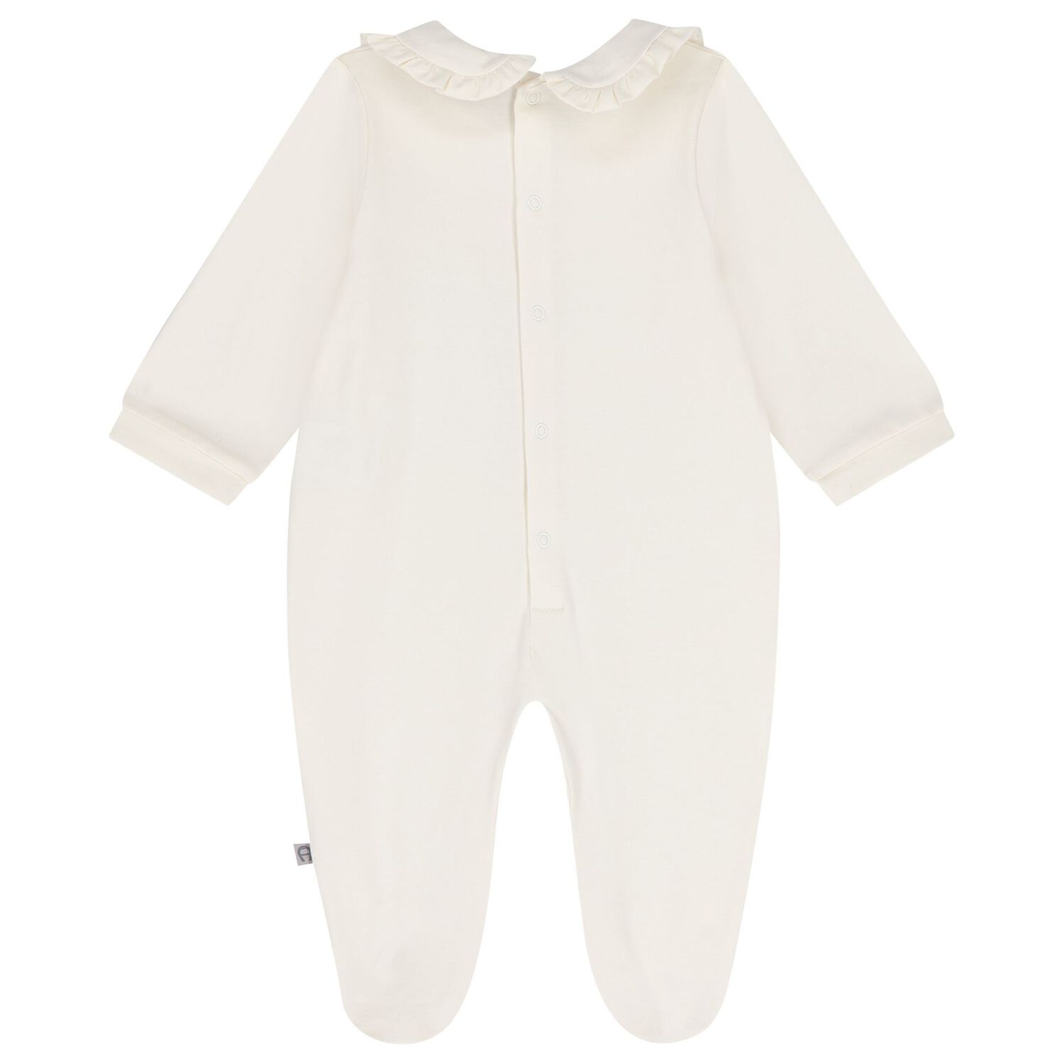 افرول بنات بالشعار باللون العاجى , 1, hi-res