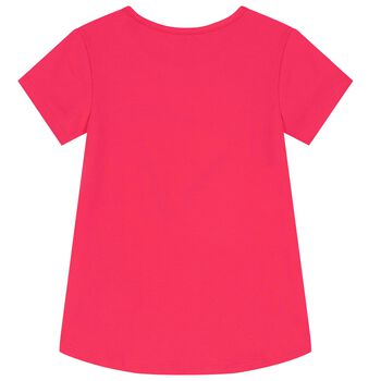 Girls Pink Logo T-Shirt, 2 Girls Pink Logo T-Shirt
