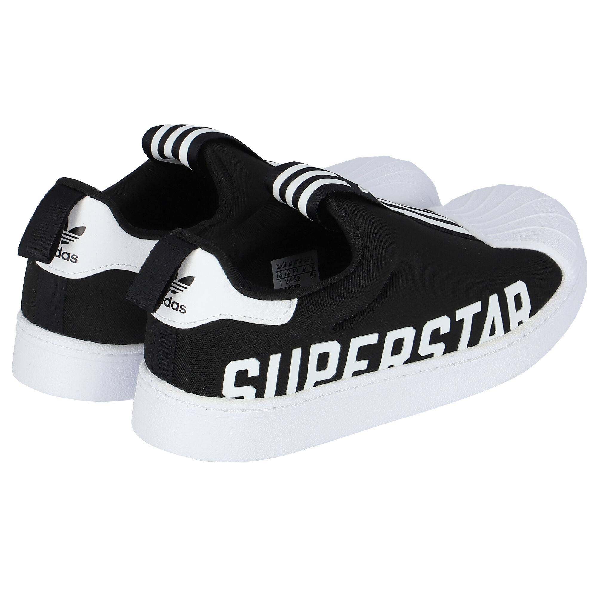 Boys black adidas superstar outlet