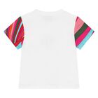 Younger Girls White Heart Logo T-Shirt, 1, hi-res