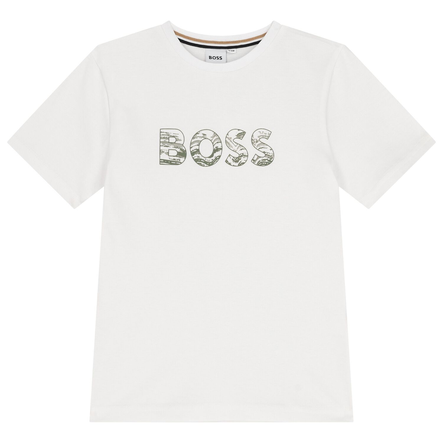 Boys White Logo T-Shirt, 2, hi-res