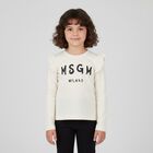 Younger Girls Ivory & Black Leggings Set, 1, hi-res