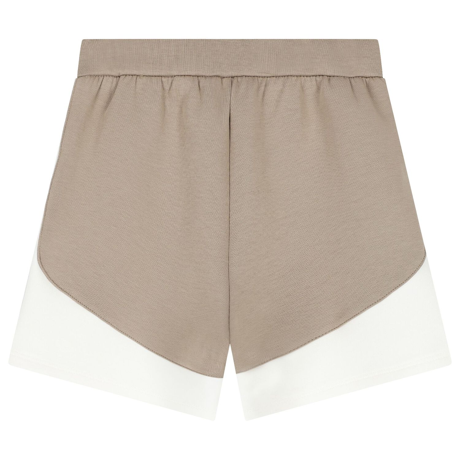 Younger Boys Beige & White Shorts, 1, hi-res image number null