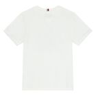 Boys White Logo T-Shirt, 3, hi-res