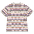 Boys Beige Zigzag T-Shirt, 1, hi-res