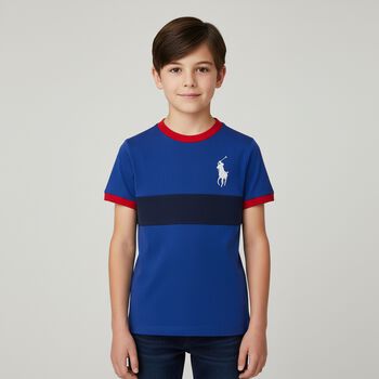 Boys Blue Logo T-Shirt