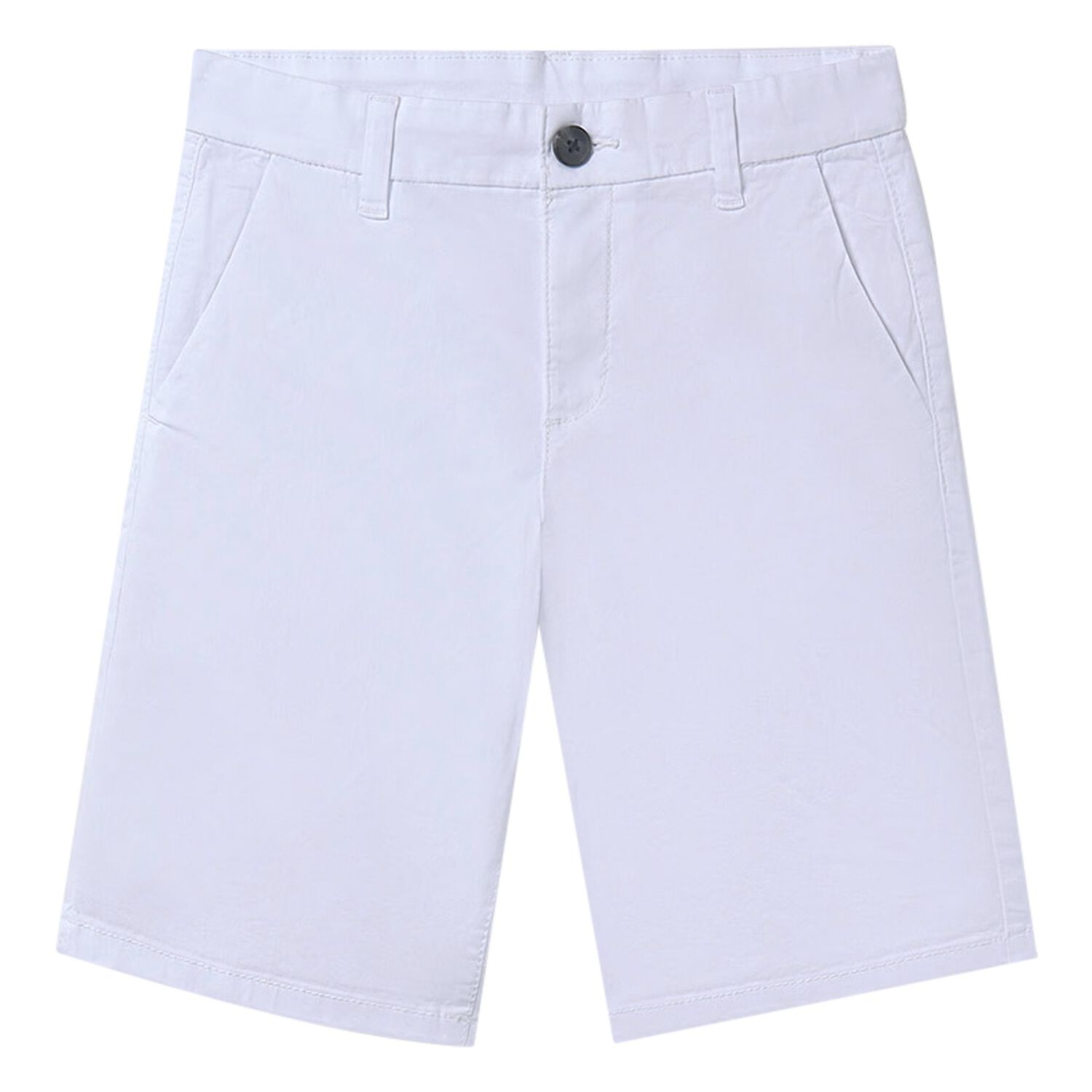 Boys White Chino Shorts, 3, hi-res image number null