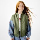 تيشيرت بنات بالشعار باللون الابيض , 1, hi-res